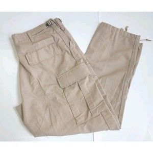 NWOT Mens The Force Tan 6 Pocket Poly/Cotton Cargo Pants Size L